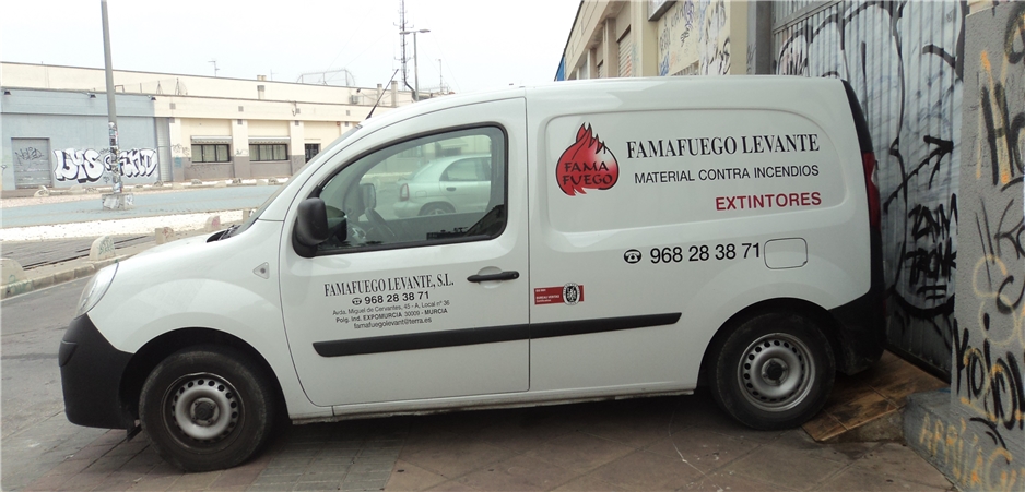 Extintores y material contra incendios Murcia